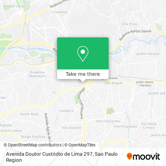 Avenida Doutor Custódio de Lima 297 map