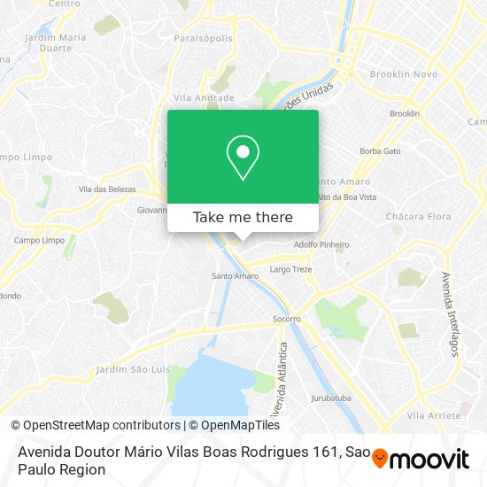 Avenida Doutor Mário Vilas Boas Rodrigues 161 map