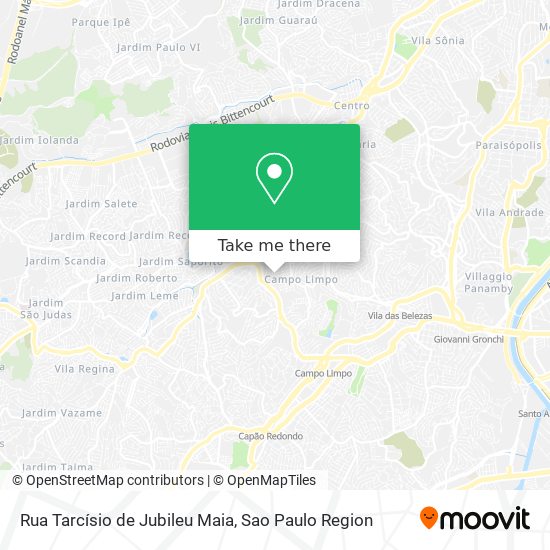 Rua Tarcísio de Jubileu Maia map