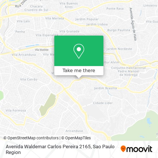 Avenida Waldemar Carlos Pereira 2165 map