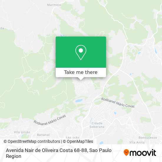 Avenida Nair de Oliveira Costa 68-88 map