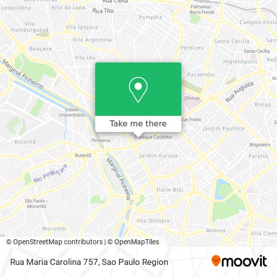 Rua Maria Carolina 757 map