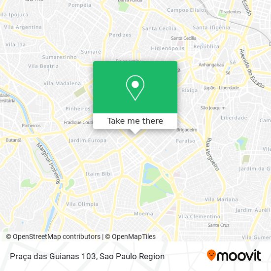 Praça das Guianas 103 map