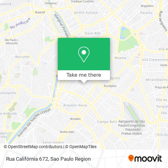 Rua Califórnia 672 map