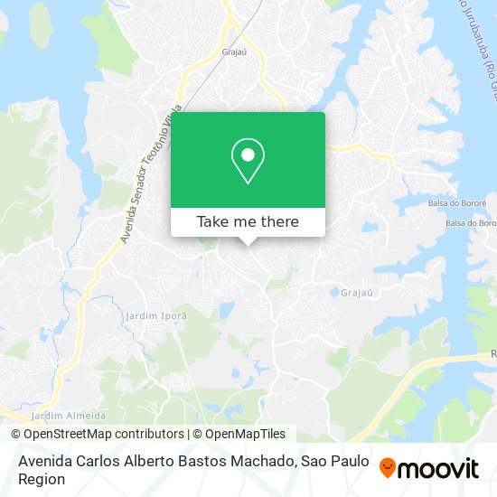 Avenida Carlos Alberto Bastos Machado map