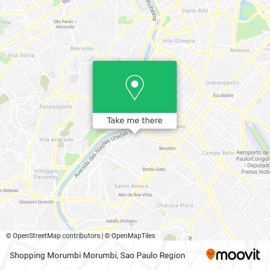 Mapa Shopping Morumbi Morumbi