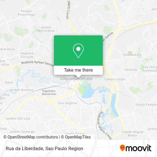 Rua da Liberdade map