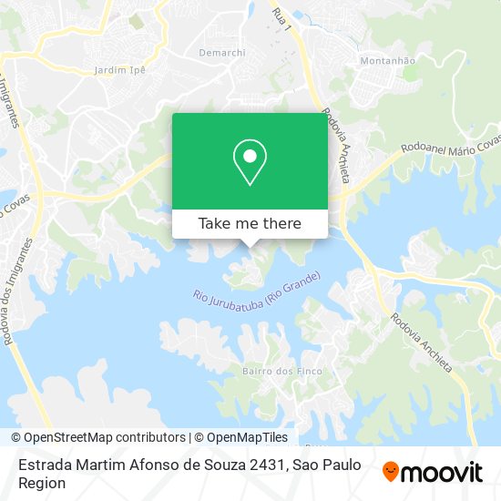 Estrada Martim Afonso de Souza 2431 map