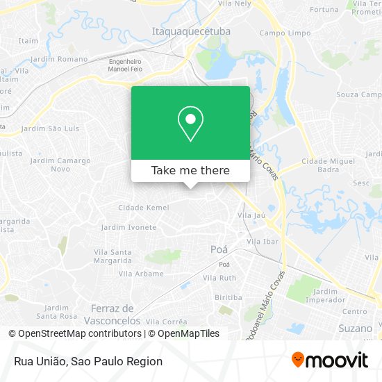 Rua União map