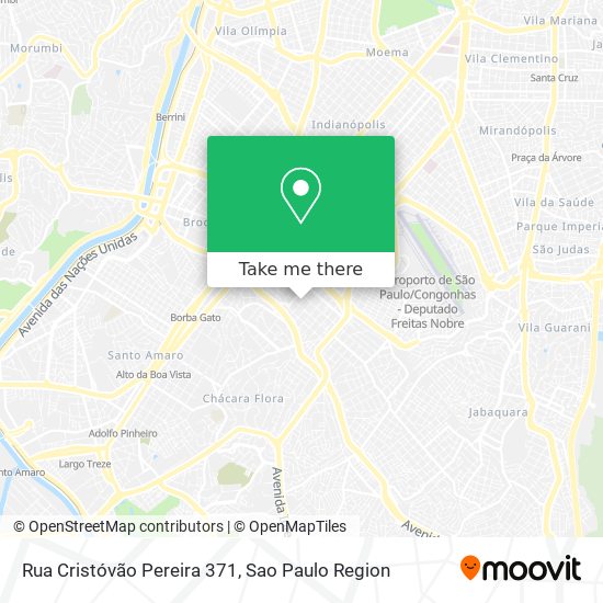 Mapa Rua Cristóvão Pereira 371