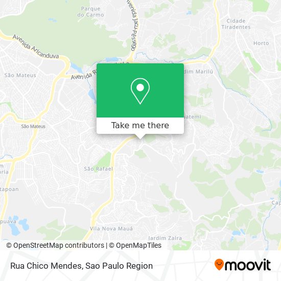 Rua Chico Mendes map