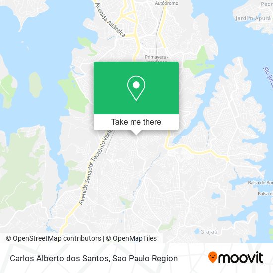 Carlos Alberto dos Santos map
