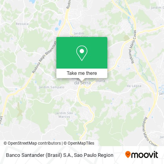 Banco Santander (Brasil) S.A. map