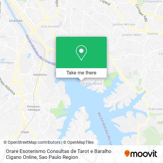 Orare Esoterismo Consultas de Tarot e Baralho Cigano Online map