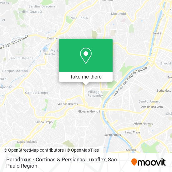 Paradoxus - Cortinas & Persianas Luxaflex map