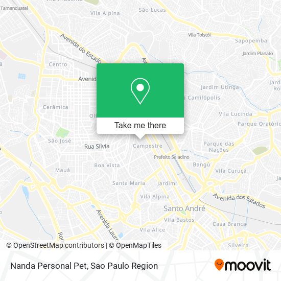 Nanda Personal Pet map