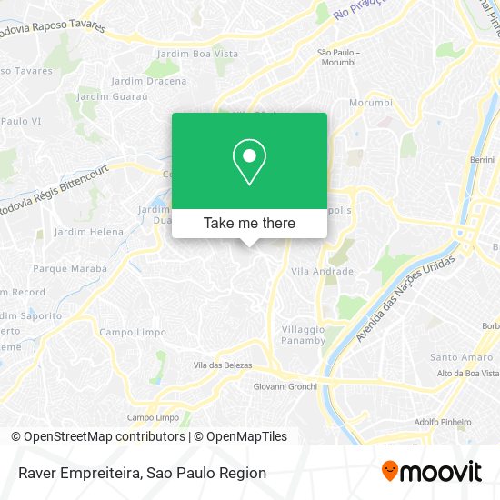 Raver Empreiteira map