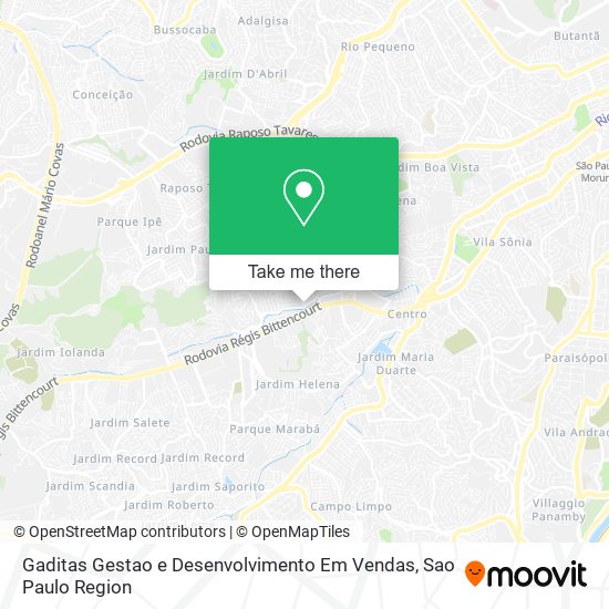 Mapa Gaditas Gestao e Desenvolvimento Em Vendas