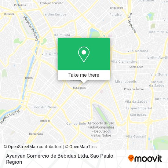 Mapa Ayanyan Comércio de Bebidas Ltda