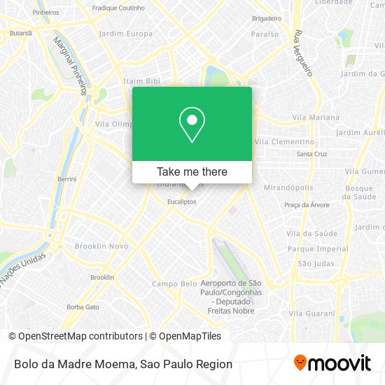 Bolo da Madre Moema map