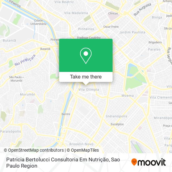 Patricia Bertolucci Consultoria Em Nutrição map