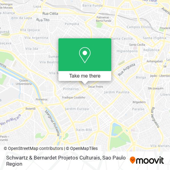 Schwartz & Bernardet Projetos Culturais map