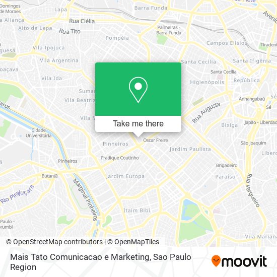 Mapa Mais Tato Comunicacao e Marketing