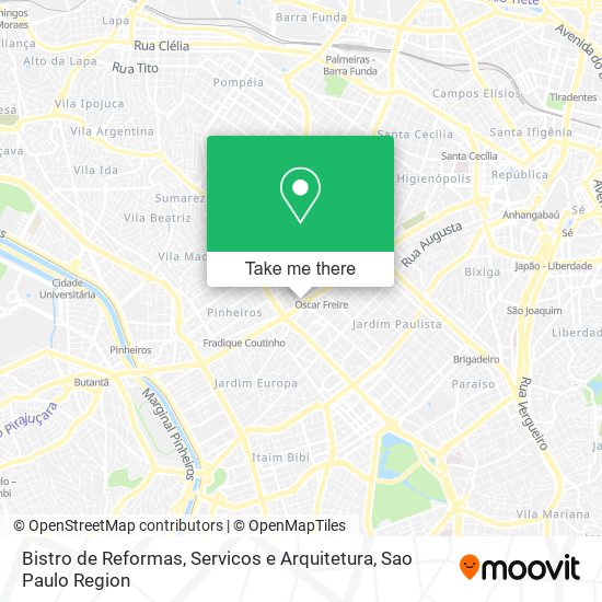 Bistro de Reformas, Servicos e Arquitetura map