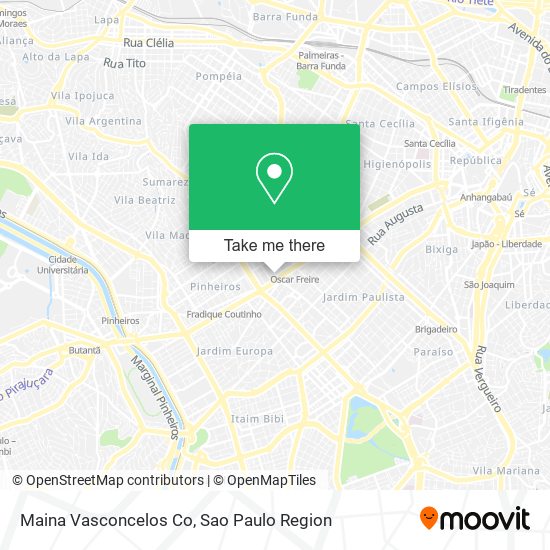 Mapa Maina Vasconcelos Co