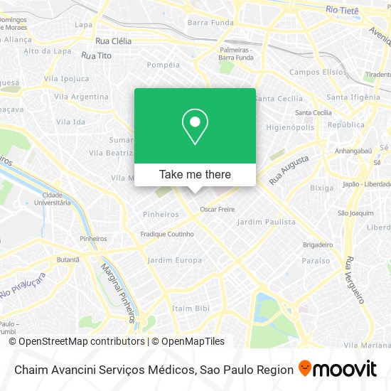 Chaim Avancini Serviços Médicos map