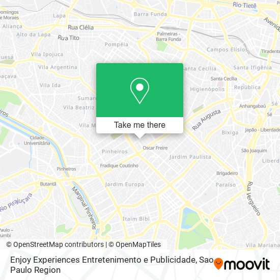 Enjoy Experiences Entretenimento e Publicidade map