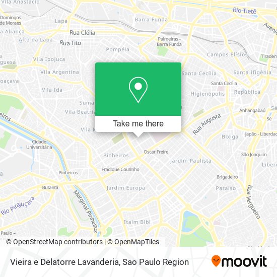 Vieira e Delatorre Lavanderia map