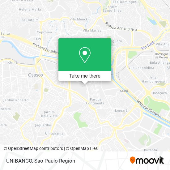 UNIBANCO map