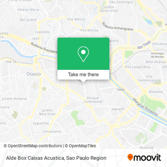 Mapa Alde Box Caixas Acustica