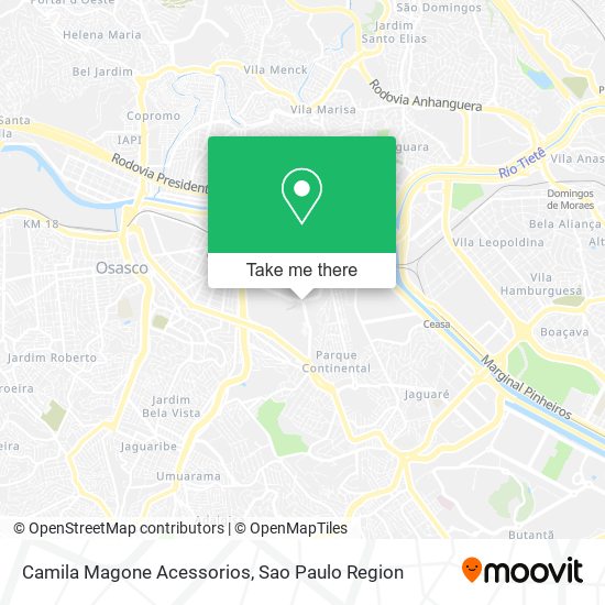 Camila Magone Acessorios map