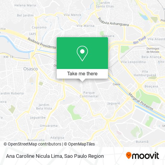 Ana Caroline Nicula Lima map