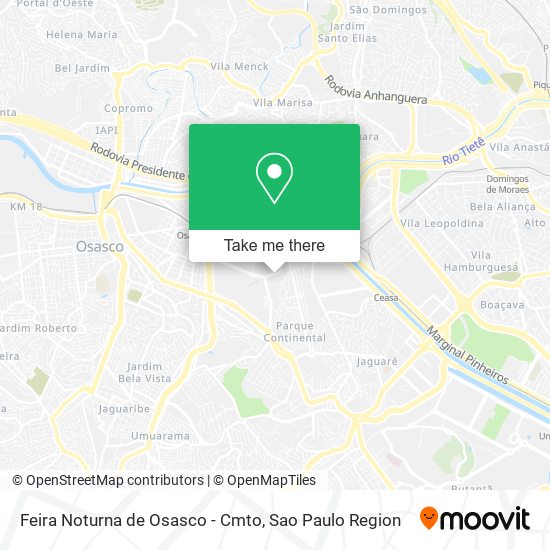 Feira Noturna de Osasco - Cmto map