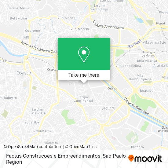 Factus Construcoes e Empreendimentos map