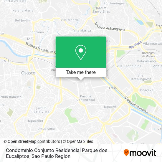 Condomínio Conjunto Residencial Parque dos Eucalíptos map