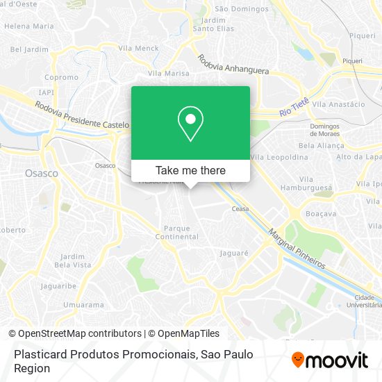 Plasticard Produtos Promocionais map