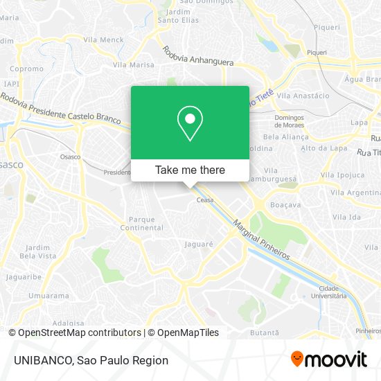 UNIBANCO map