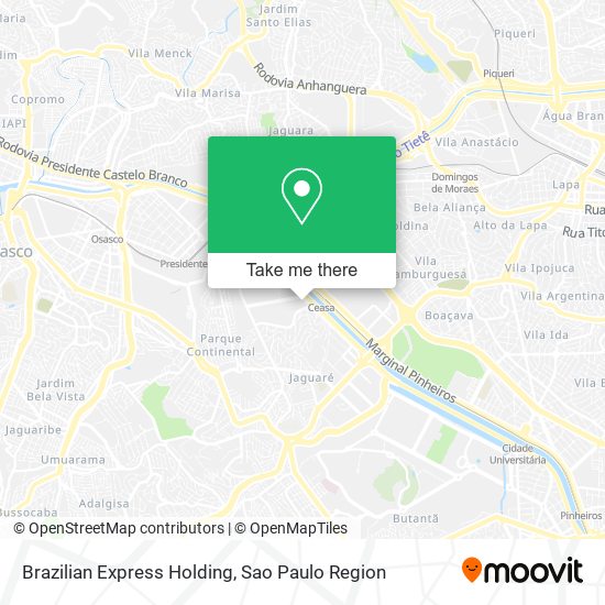 Brazilian Express Holding map