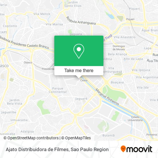 Ajato Distribuidora de Filmes map