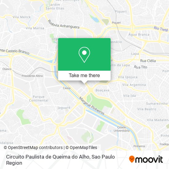 Circuito Paulista de Queima do Alho map