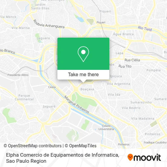 Elpha Comercio de Equipamentos de Informatica map