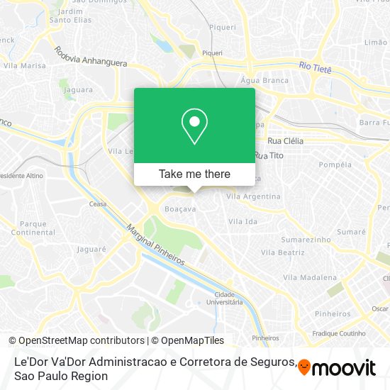 Le'Dor Va'Dor Administracao e Corretora de Seguros map