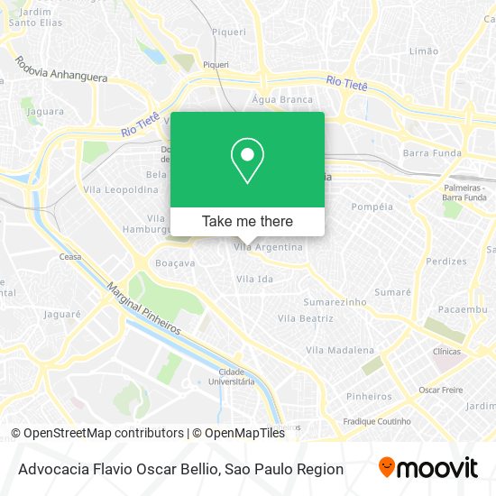 Advocacia Flavio Oscar Bellio map