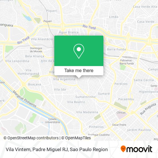 Vila Vintem, Padre Miguel RJ map