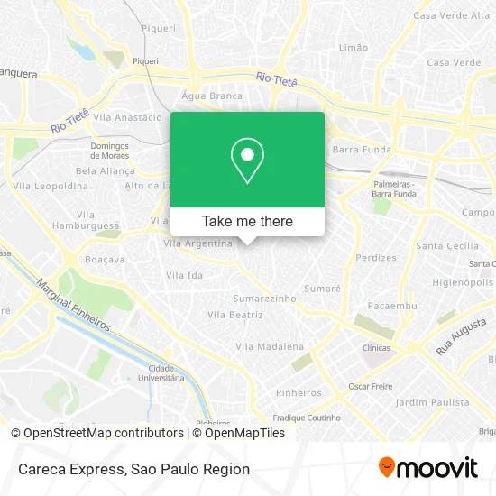 Careca Express map