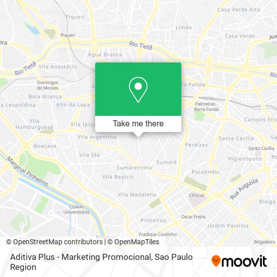 Mapa Aditiva Plus - Marketing Promocional